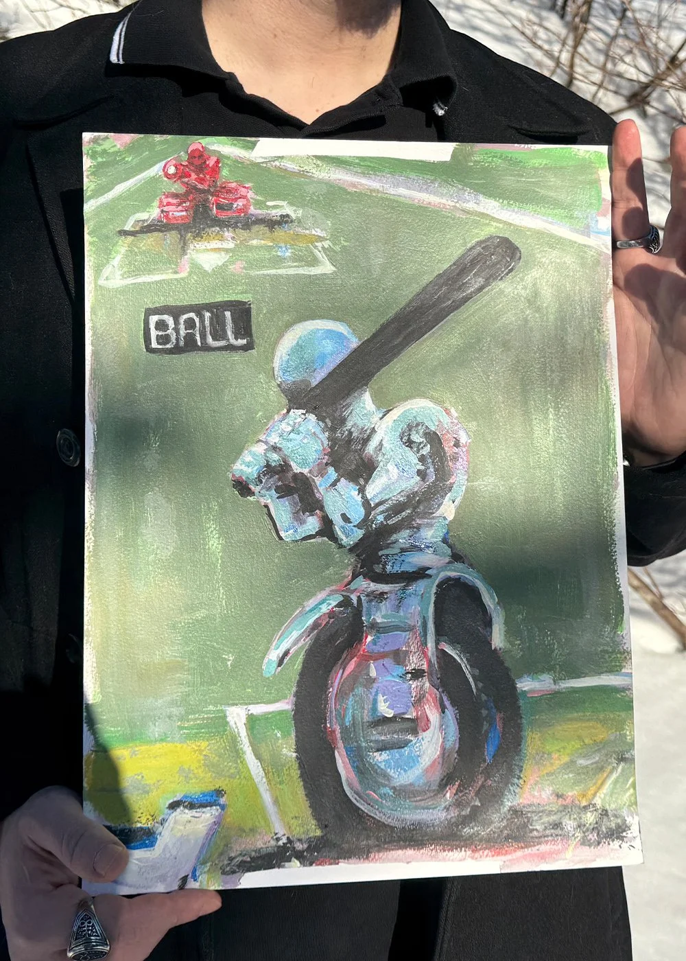 Base Wars Original Painting (Ball)