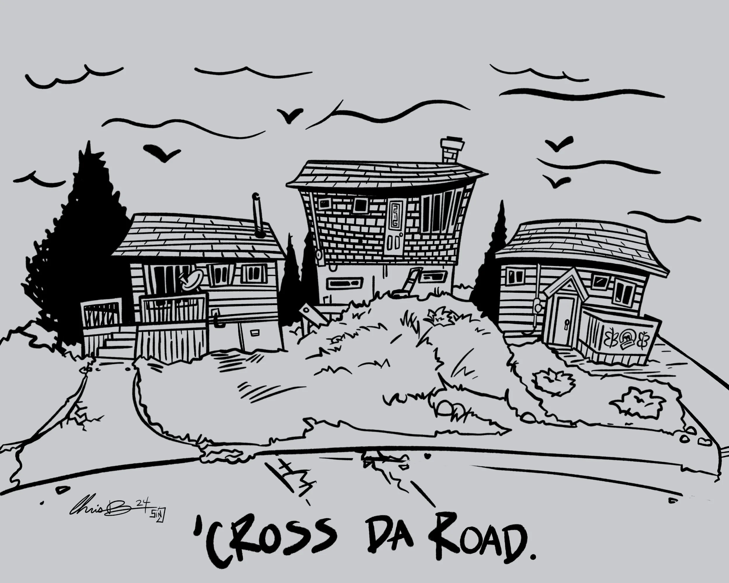 Across the street BW.JPG