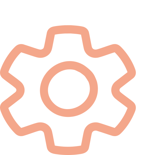 A solid peach-colored background with no distinct objects or features.