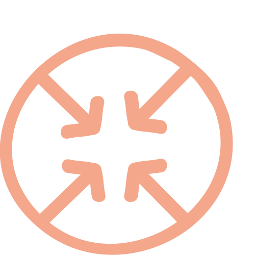 A solid light orange background with no objects or features visible.