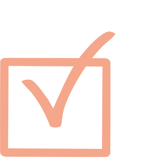Solid peach-colored background