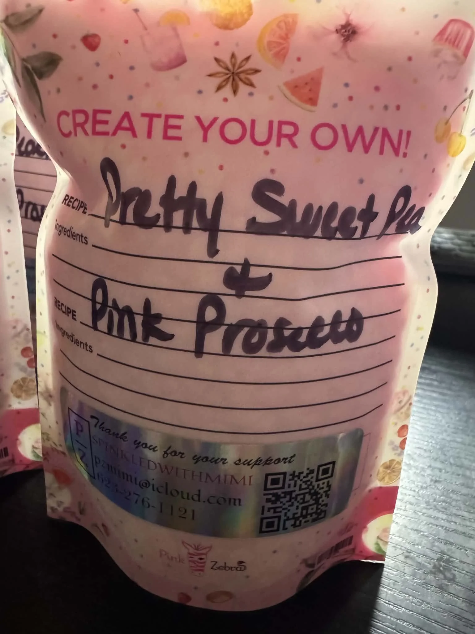 Pretty sweet pea and pink prosecco.jpg
