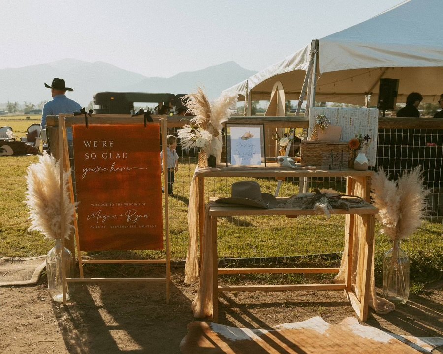Two-Tiered Table $50
Great for Welcome table or Dessert table