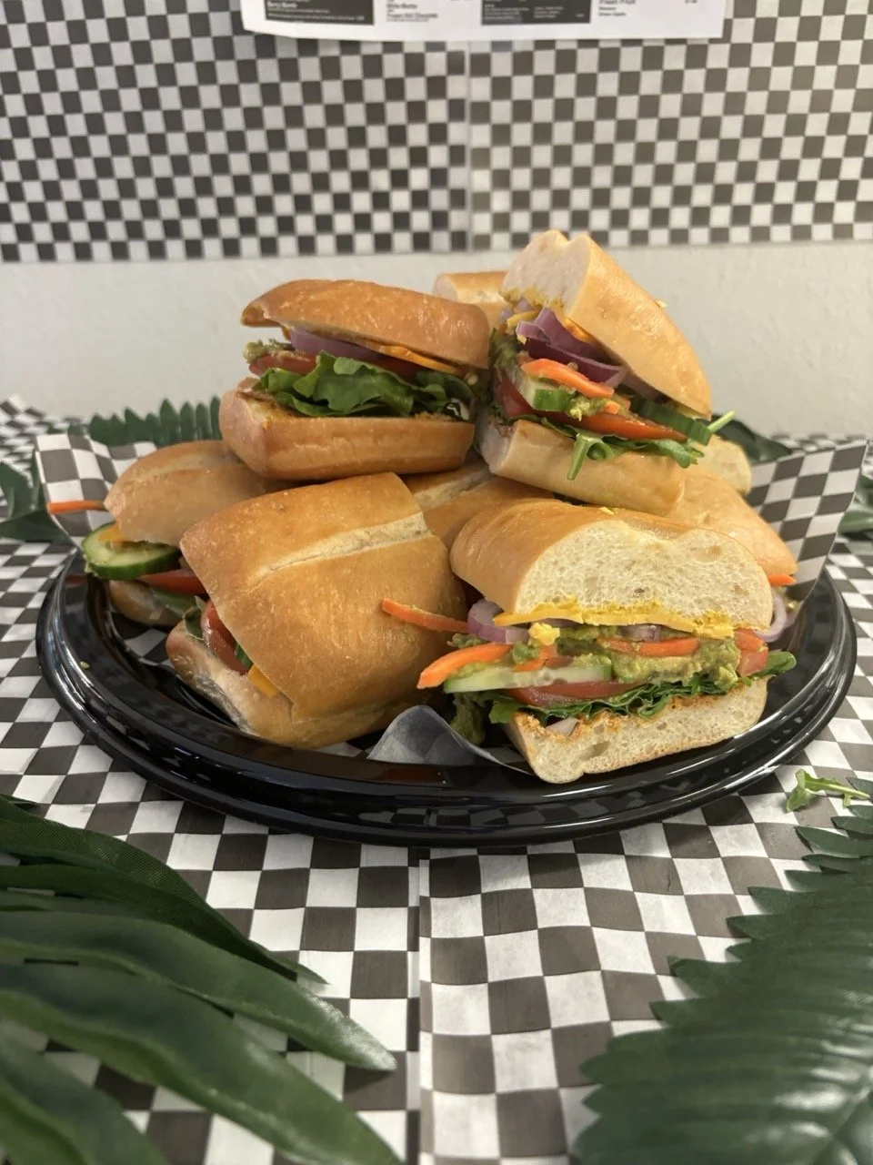 Tray of sandwiches at Drive-Thru location in Rockport