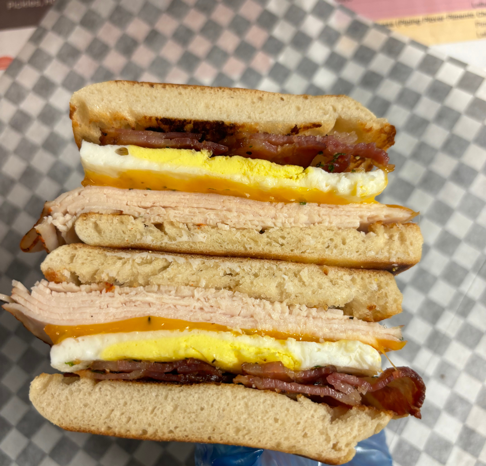 Delicious breakfast sandwiches made to order at Duck Blind Drive-Thru