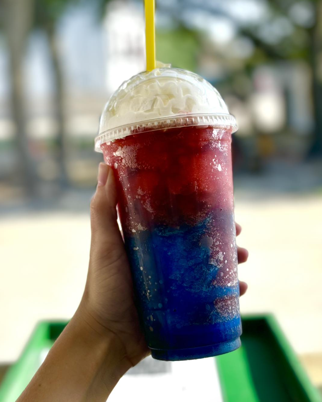 Smoothie crafted fresh at Duck Blind Coffee. 