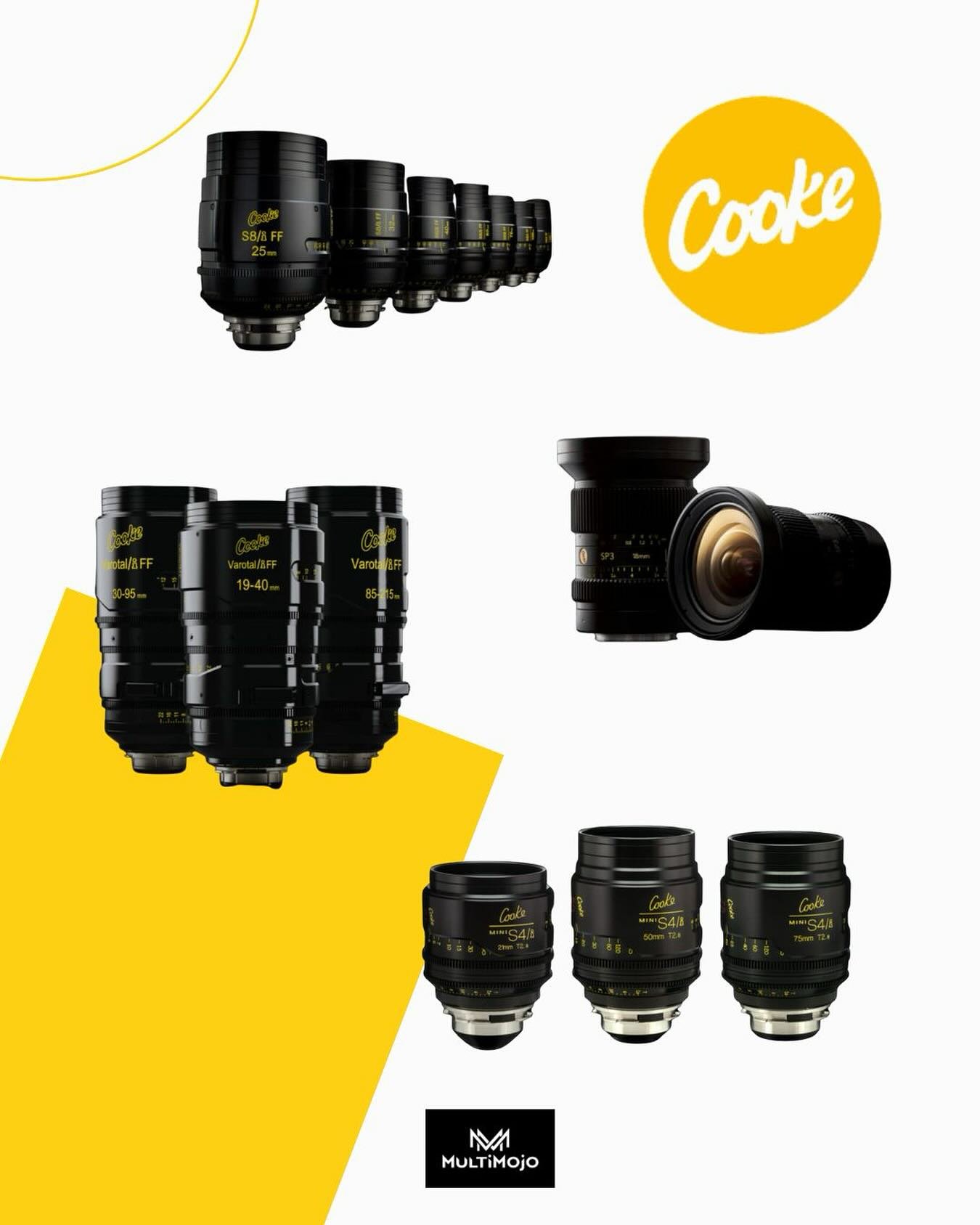 When it comes to cinematic glass, few names carry the legacy and performance of Cooke Optics. From the warmth of the classic Cooke Look to the unmatched precision of the S7/i Full Frame, Panchro/i Classics, and the beautifully sharp Anamorphic/i SF s