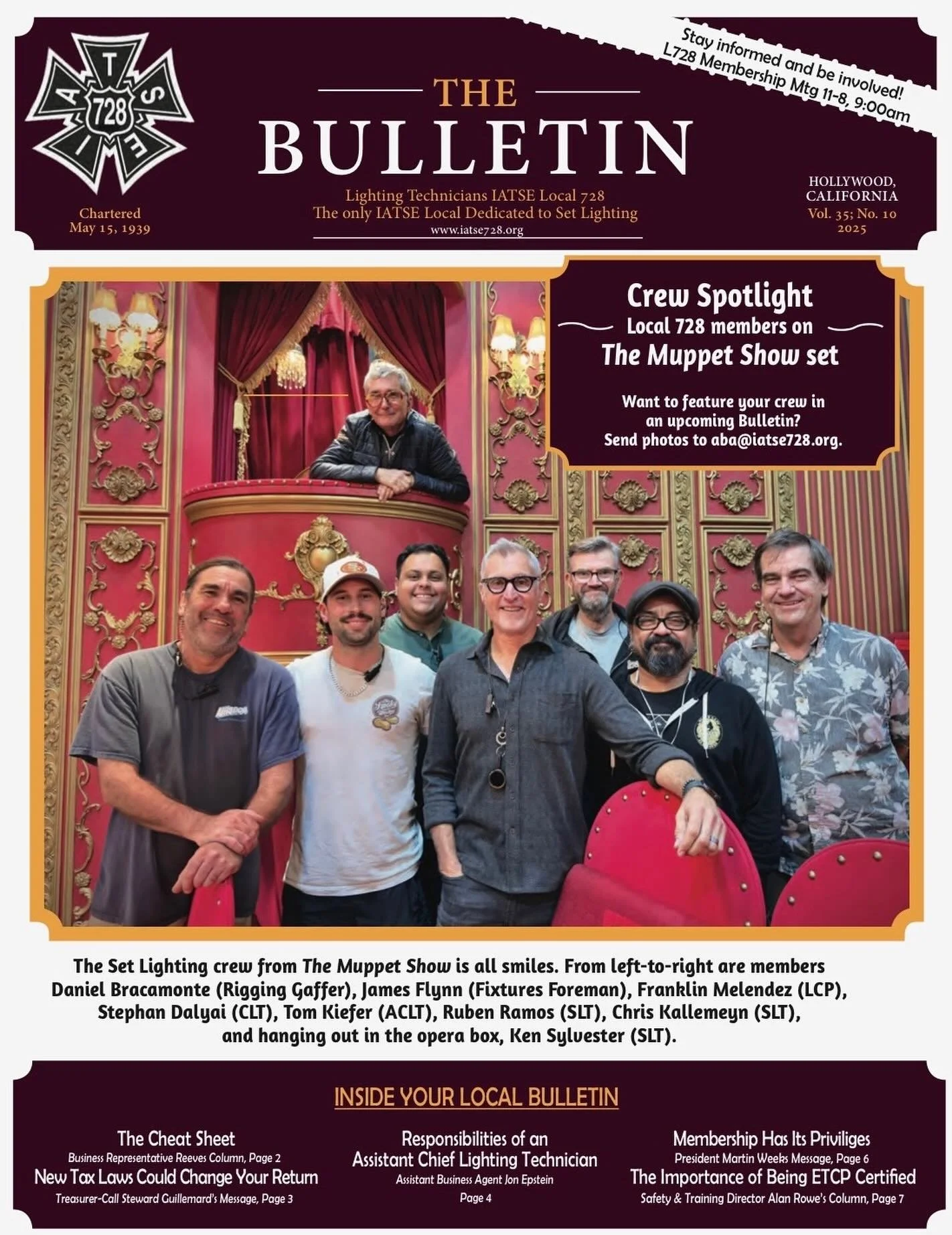 Secrets out… can’t wait to show you how we brought The Muppet Show back to lifeđź’ˇ
Haven’t had this much fun on set since…ever? Stay tuned!
#themuppetshow #pilot #iatse728