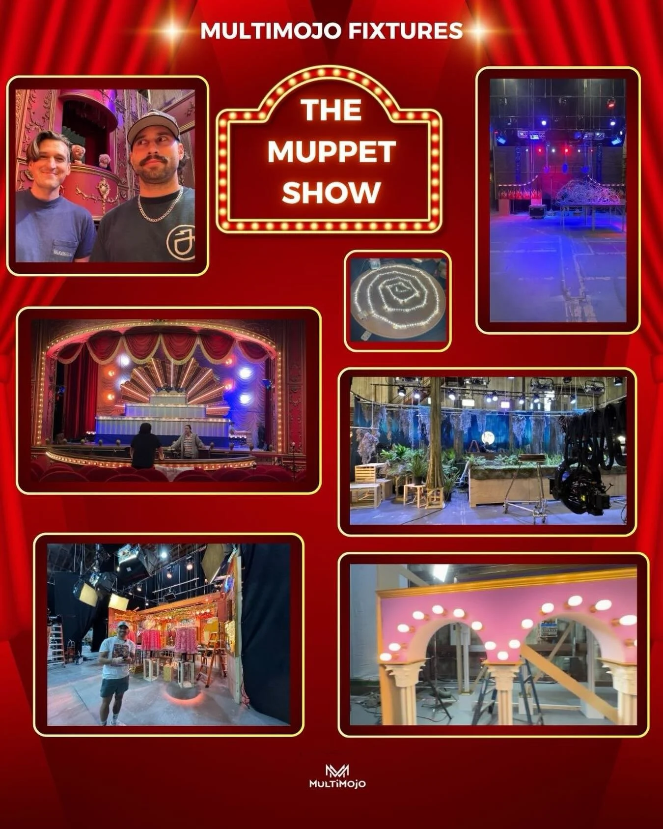 Bulbs. Bulbs. LED strips&hellip; and more bulbs.💡✨

Being part of the revival of The Muppets was hands-down one of the most rewarding experiences for the MultiMojo fixture team. Rebuilding the iconic Muppet Theater and helping bring these legendary 