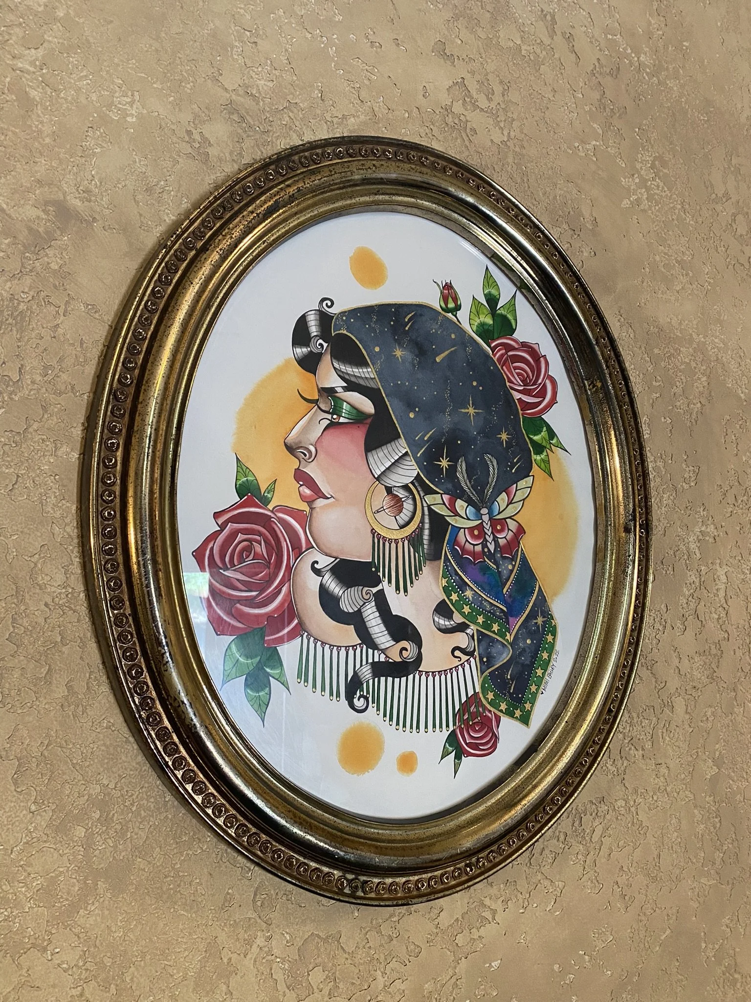 Vintage witchy artwork by Mimi Bailey.