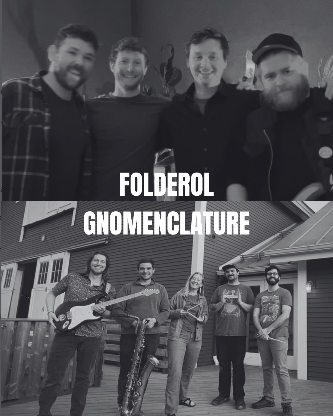 LIVE MUSIC: FOLDEROL &amp; GNOMENCLATURE