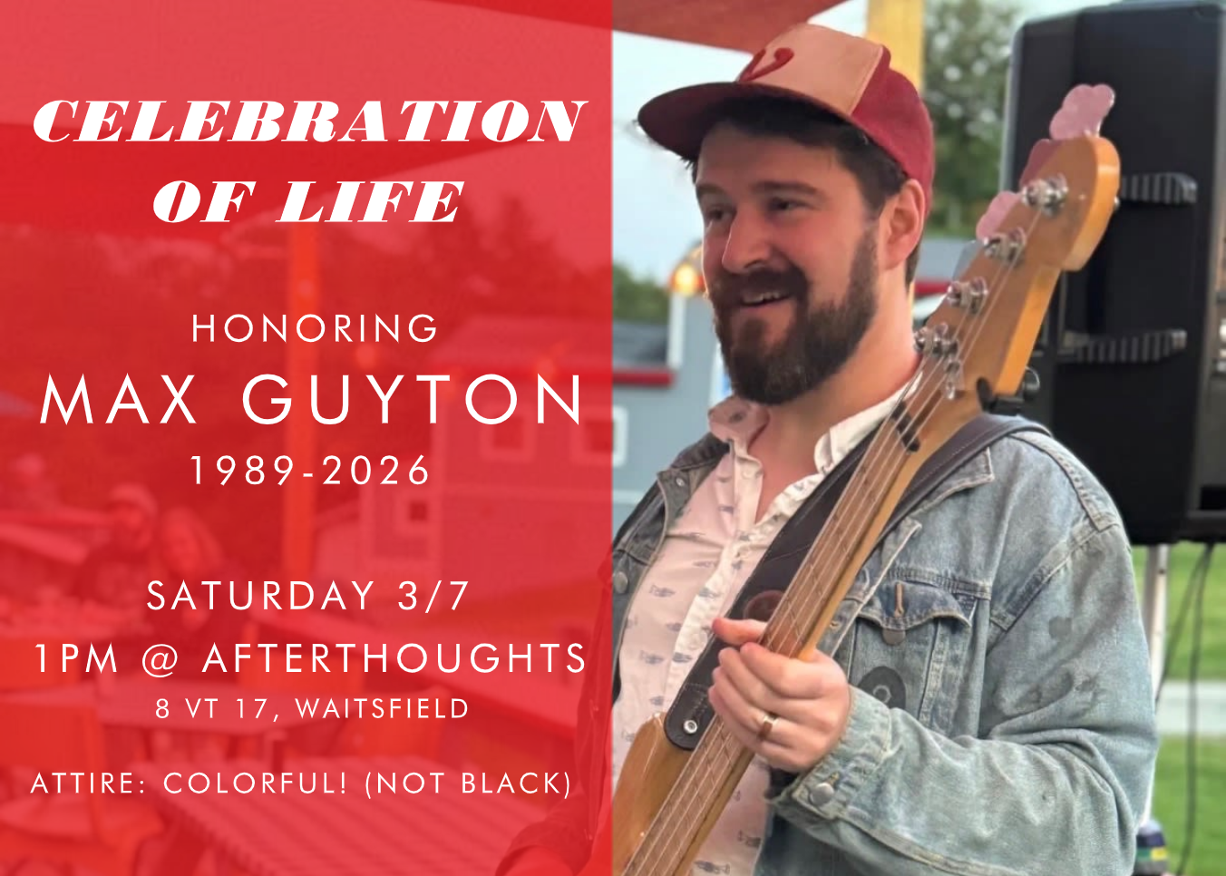 MAX GUYTON CELEBRATION OF LIFE