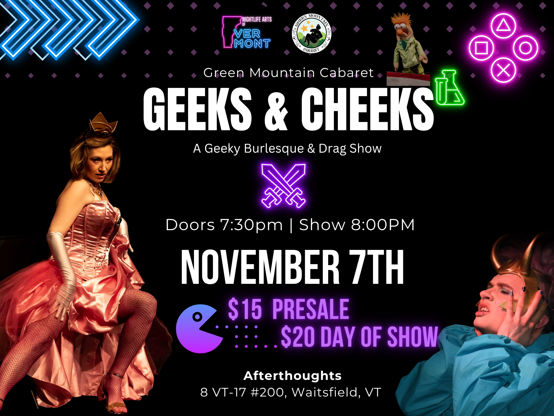 Green Mountain Cabaret Presents: Geeks & Cheeks