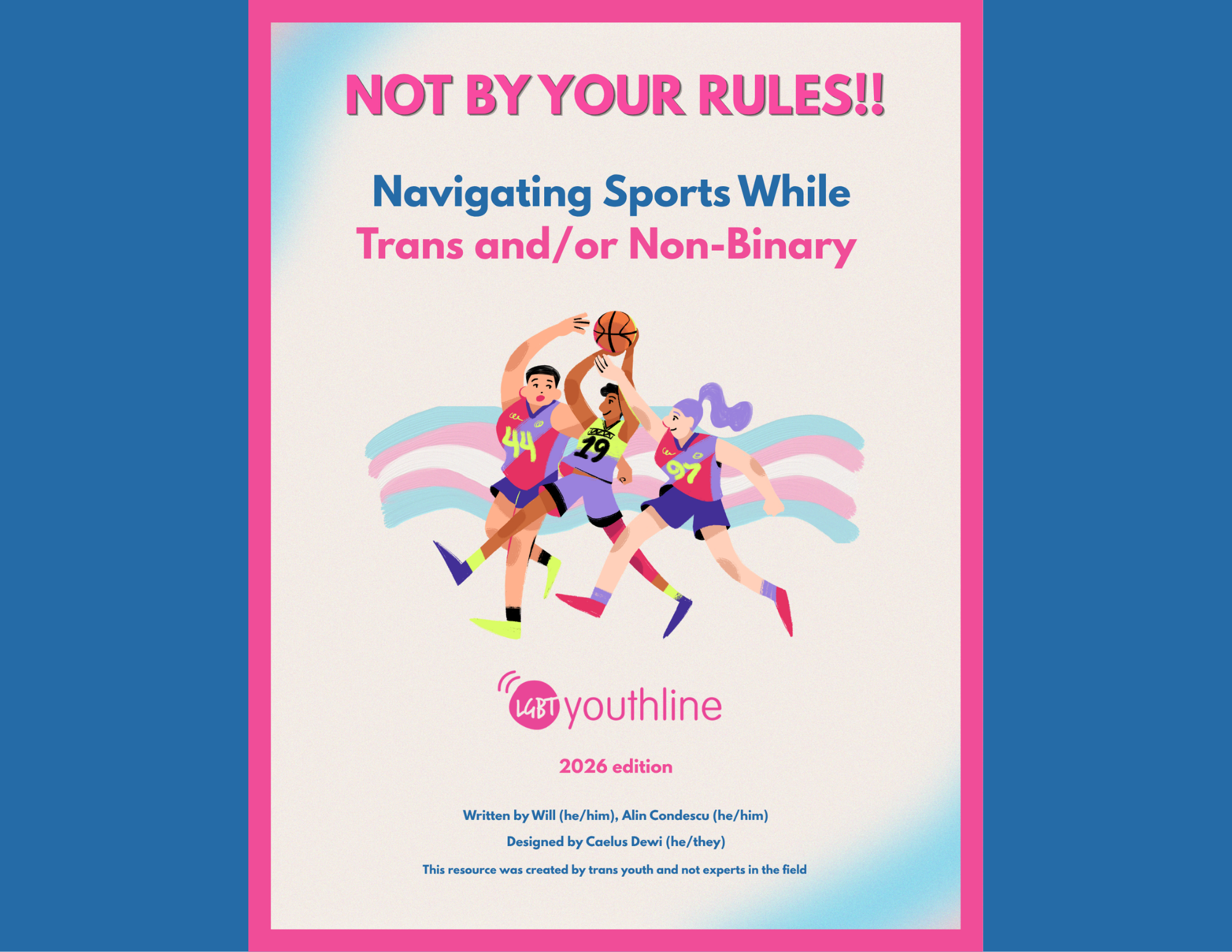 LGBT Youthline: Trans Sports Infographics