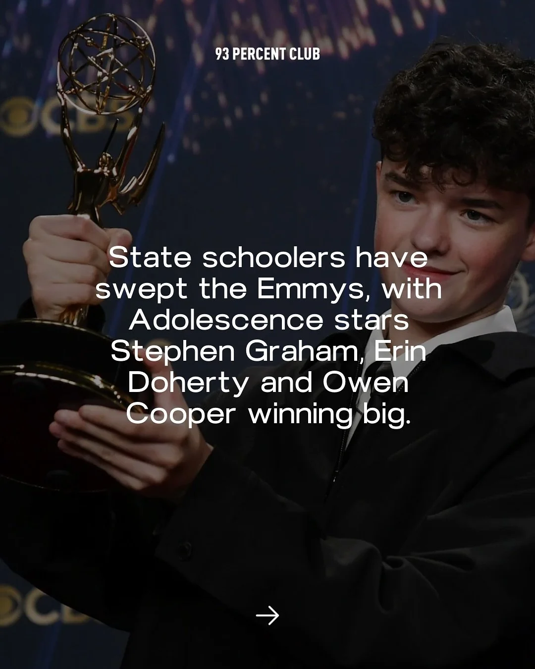 Huge congrats to @stephengraham1973, @erinrdoherty and @owencoooper - feeling very #StateSchoolProud 🫶