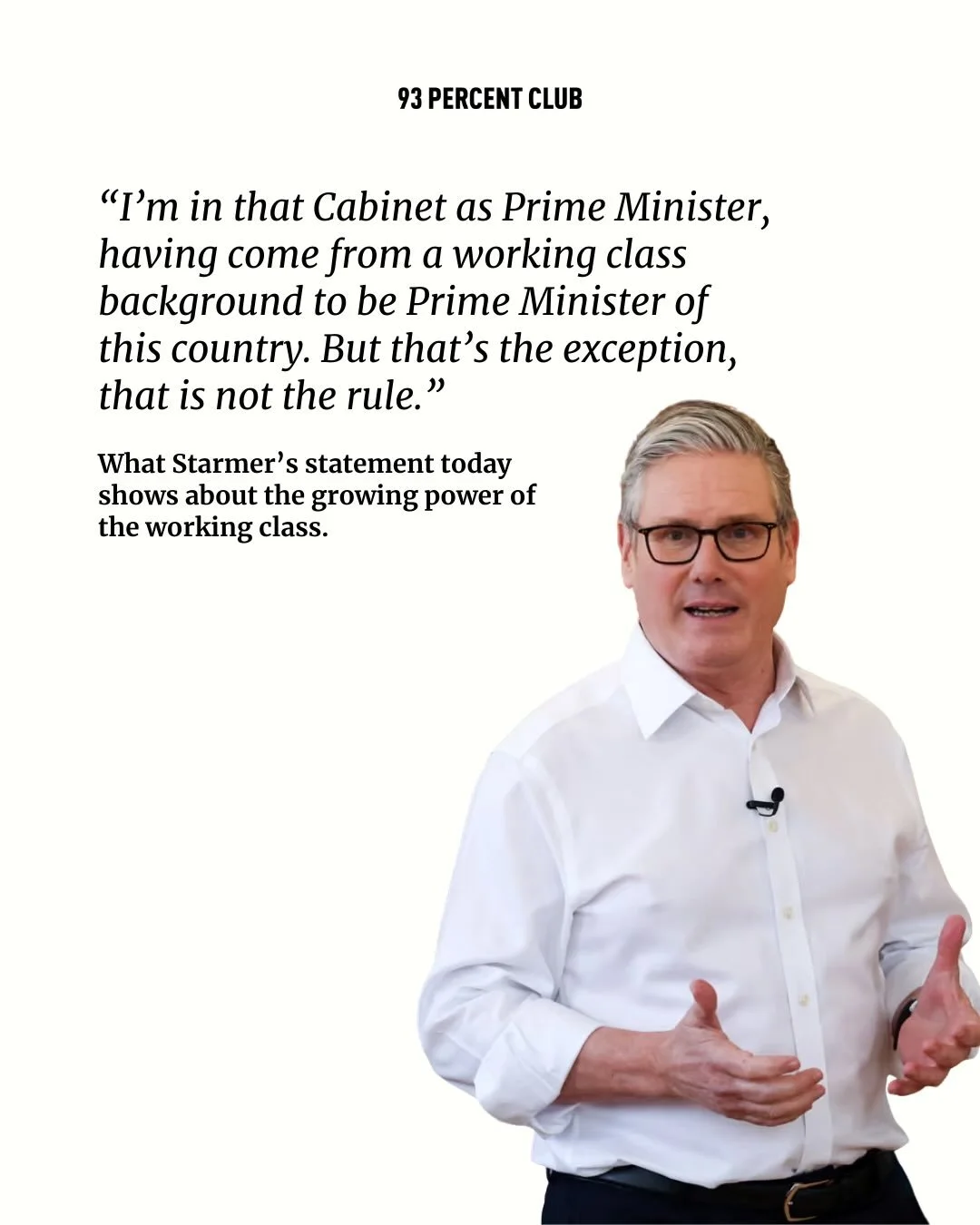 It&rsquo;s been quite the week for the Prime Minister. Speaking in Hertfordshire today, Keir Starmer addressed renewed questions about his leadership following internal Labour calls for him to resign. 

Starmer leaned heavily on the composition of hi