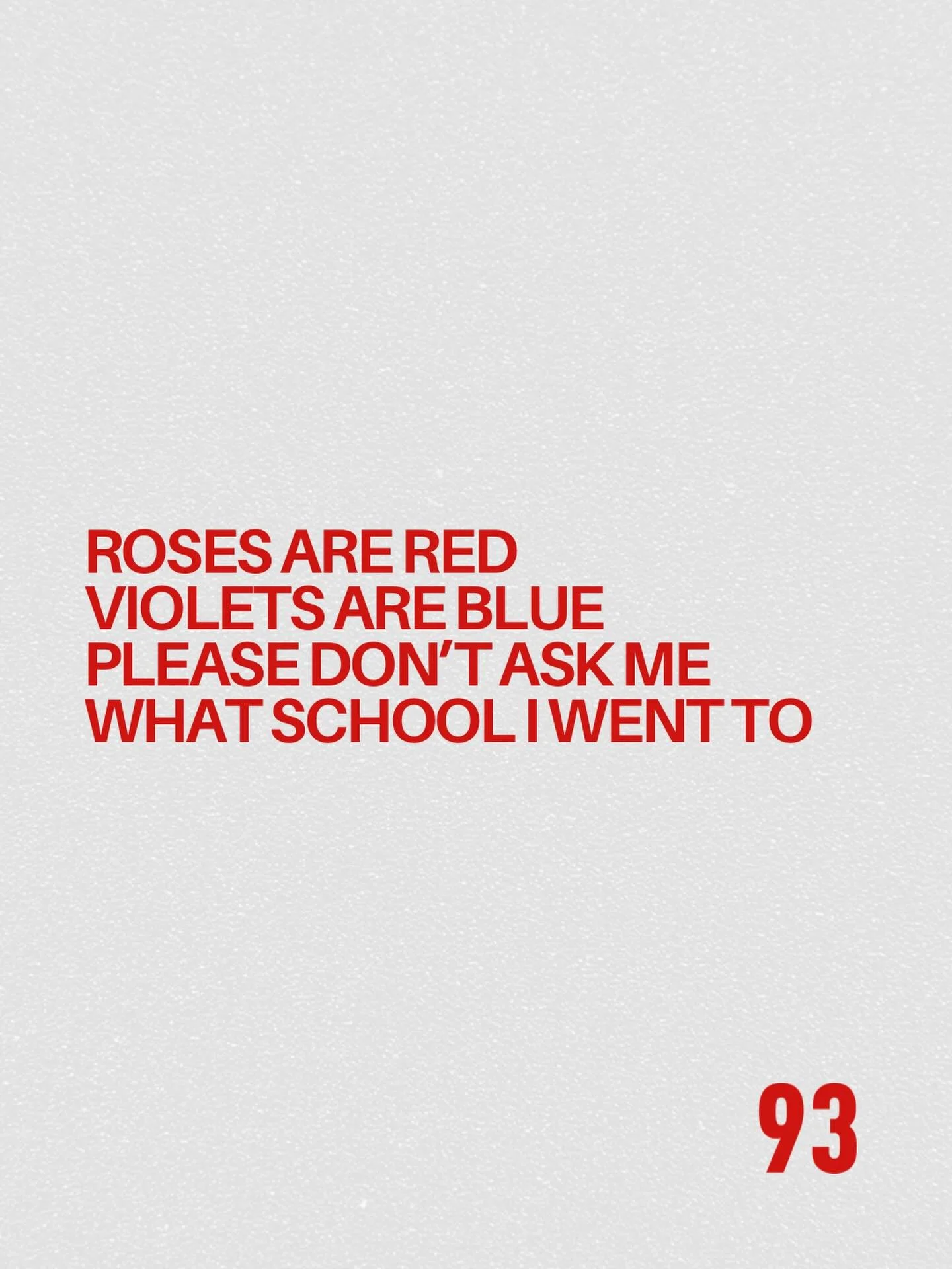 With love, state schoolers x