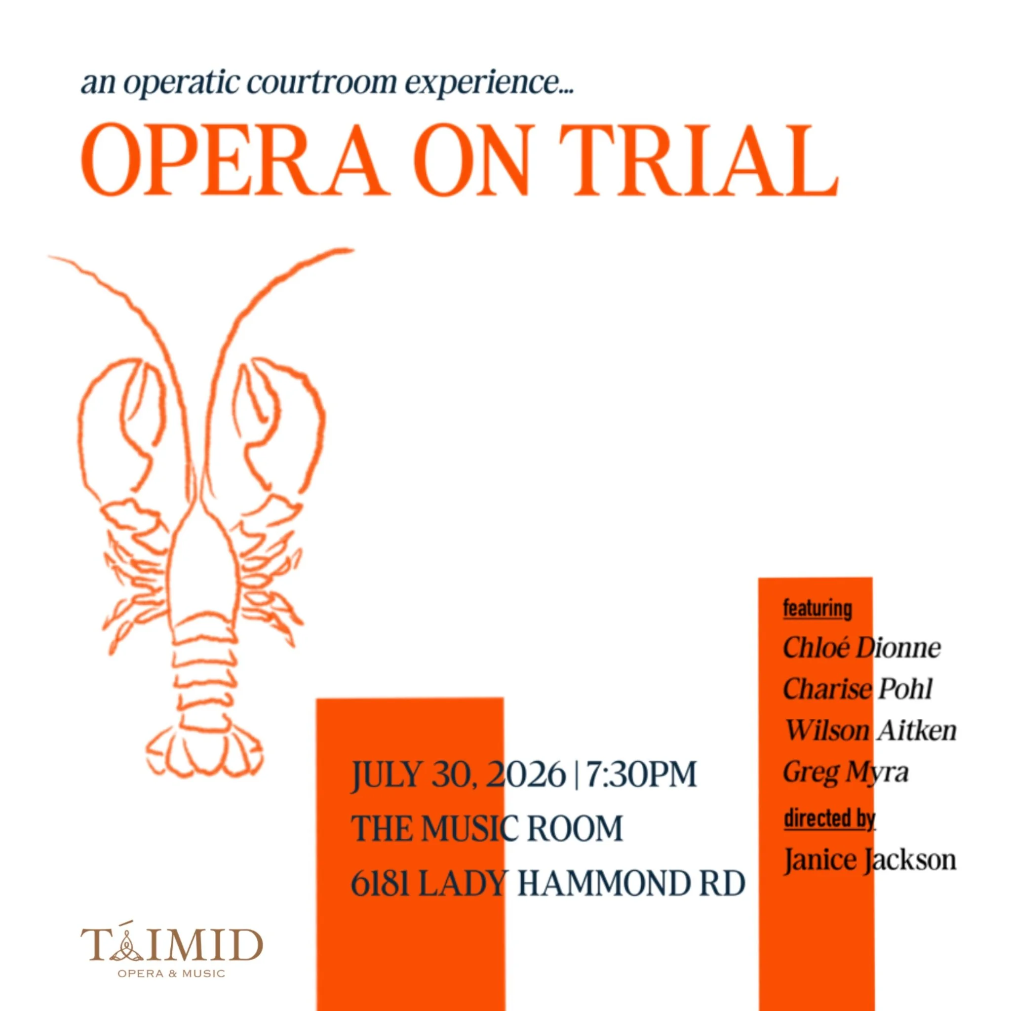 Táimid Opera &amp; Music Presents: Opera on Trial