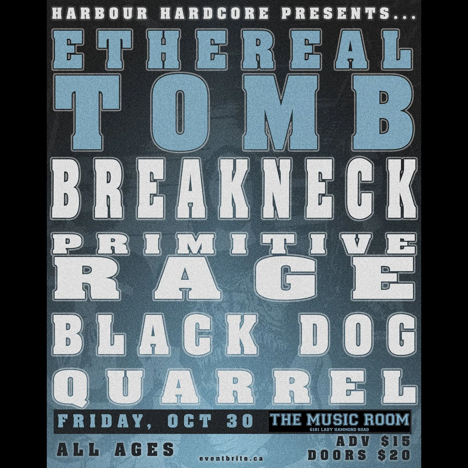 Harbour Hardcore Presents: Ethereal Tomb and more