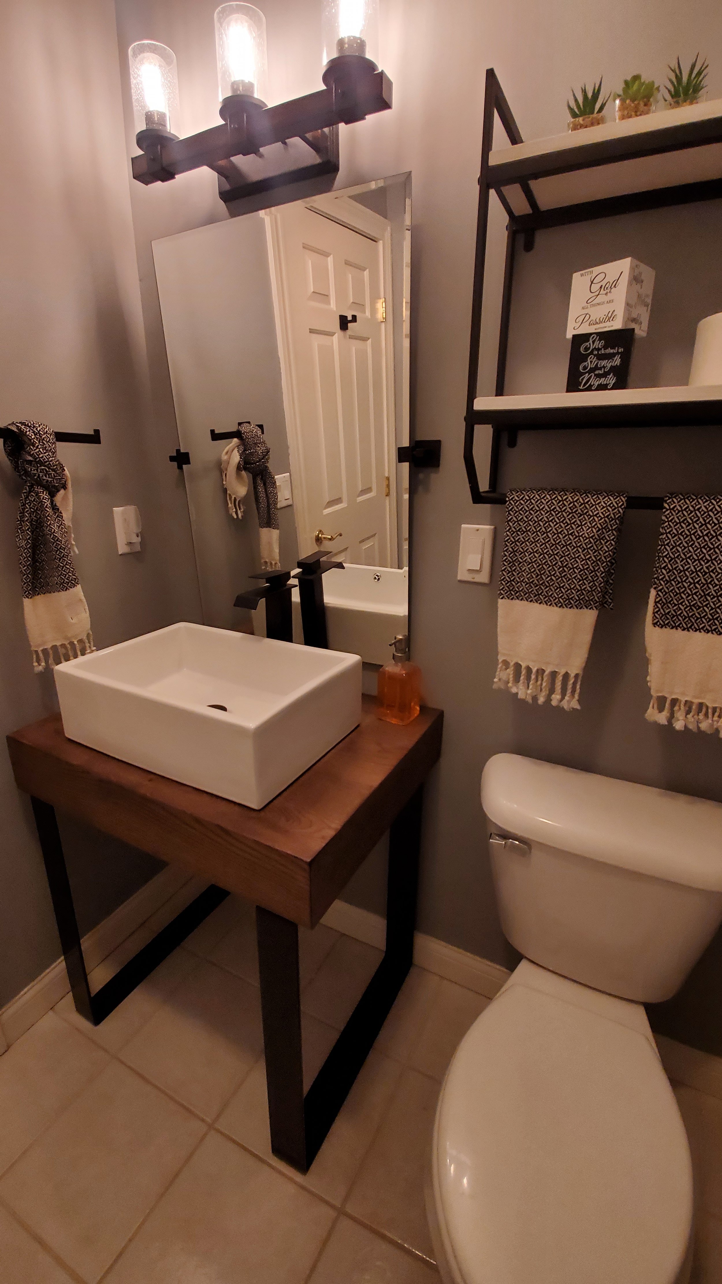 Modern Wooden Vanity
