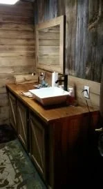 Rustic Wooden Vanity