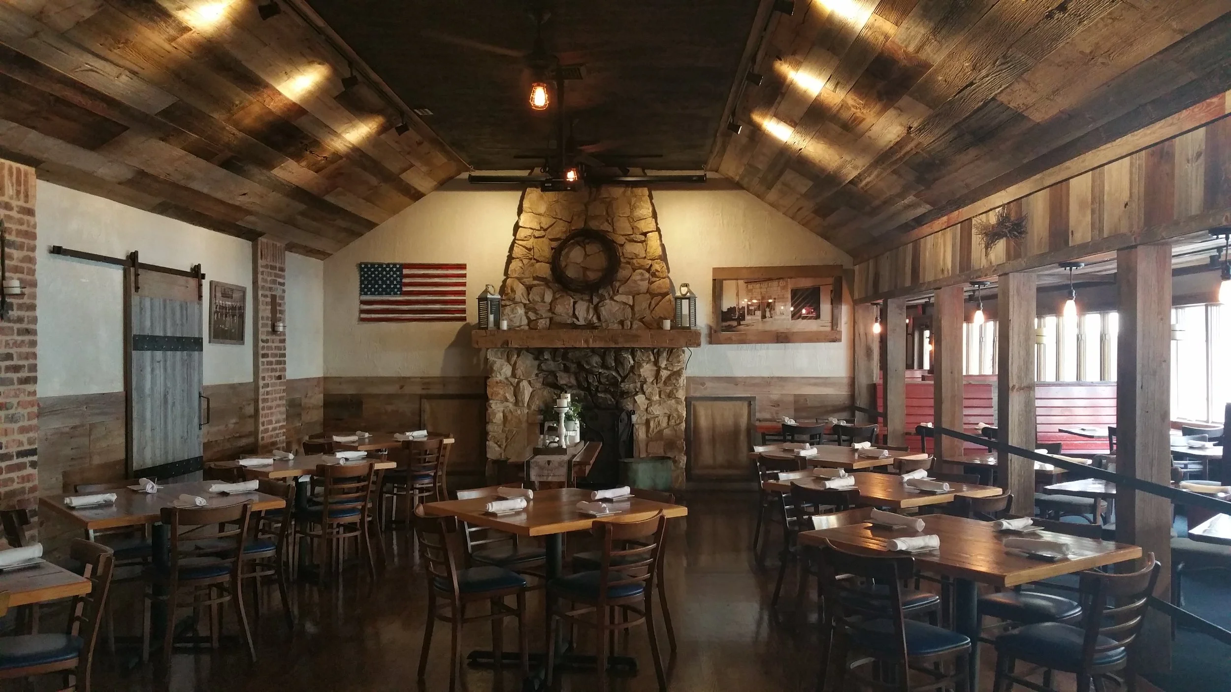 Barn Siding on Ceiling