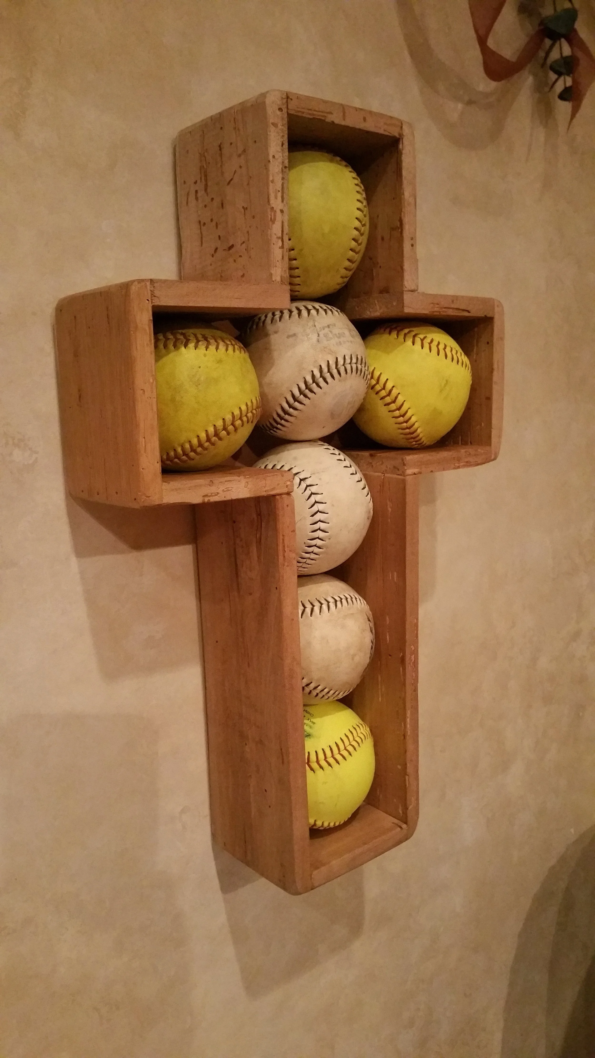 Baseball Memory Cross