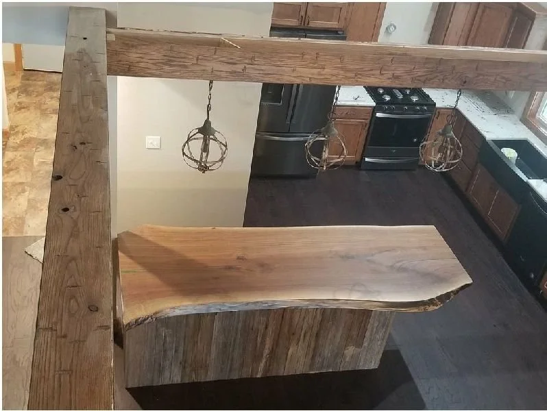 Reclaimed Wood Countertop