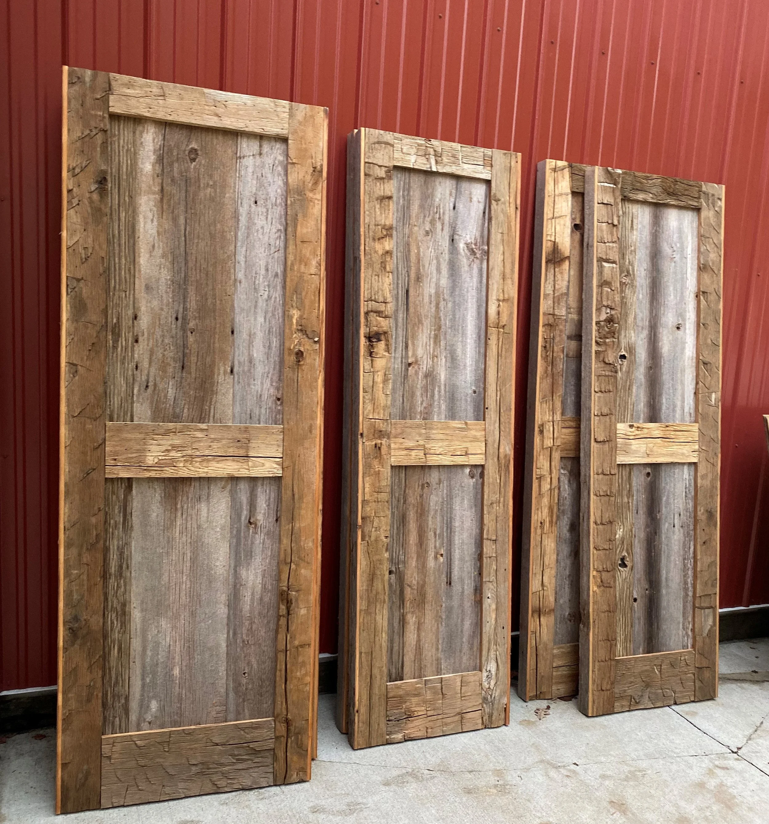 Reclaimed Wood Doors Ready to Ship