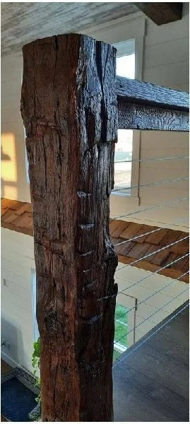 Newel Post Reclaimed Wood