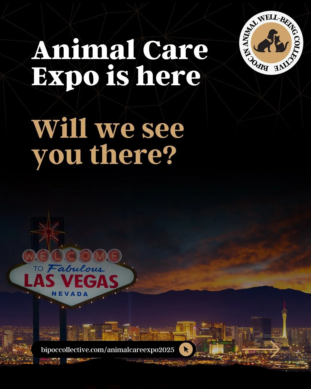 Animal Care Expo is here &ndash; will we see you there?

We&rsquo;re thrilled to formally introduce the BIPOC in Animal Well-Being Collective at Expo this year.  From our &ldquo;Rooted in Community&rdquo; Gathering to welcoming over 50 BIPOC scholars