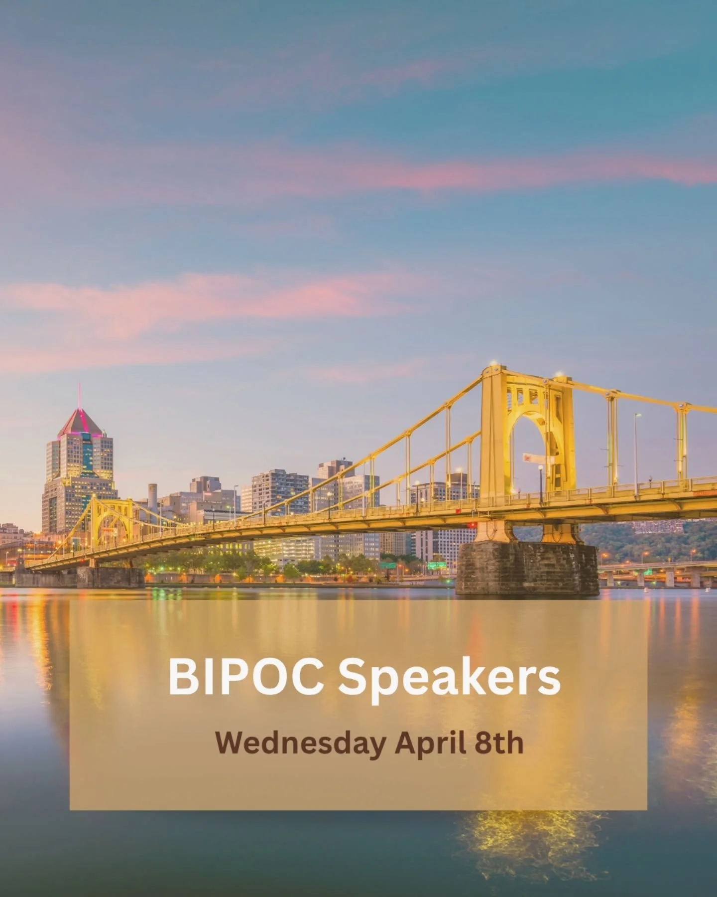 Pull up tomorrow and support BIPOC speakers🤎

These are some of the voices you don&rsquo;t want to miss.

Be in the room. Be part of the impact.
