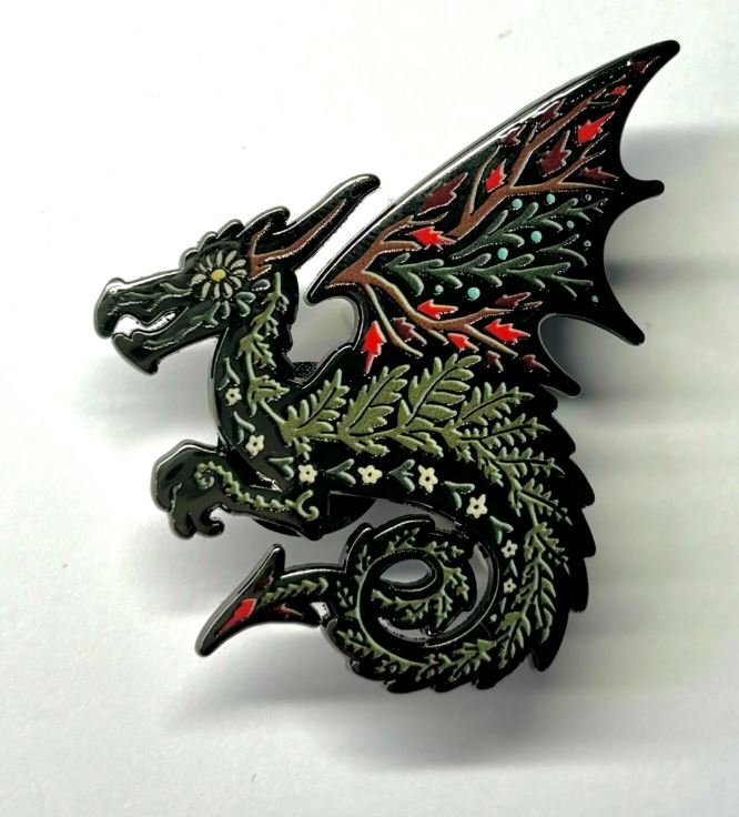 Folk Dragon - Enamel Pin