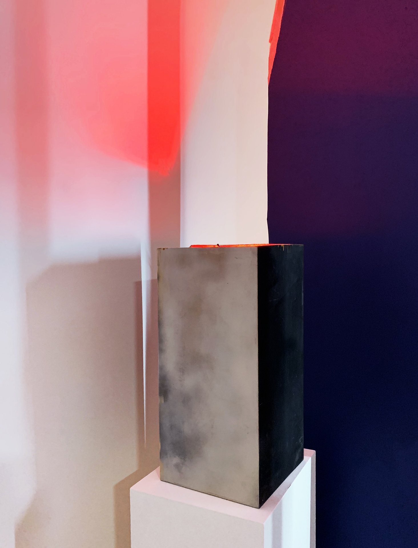 Cut Tower Chunk Lamp I