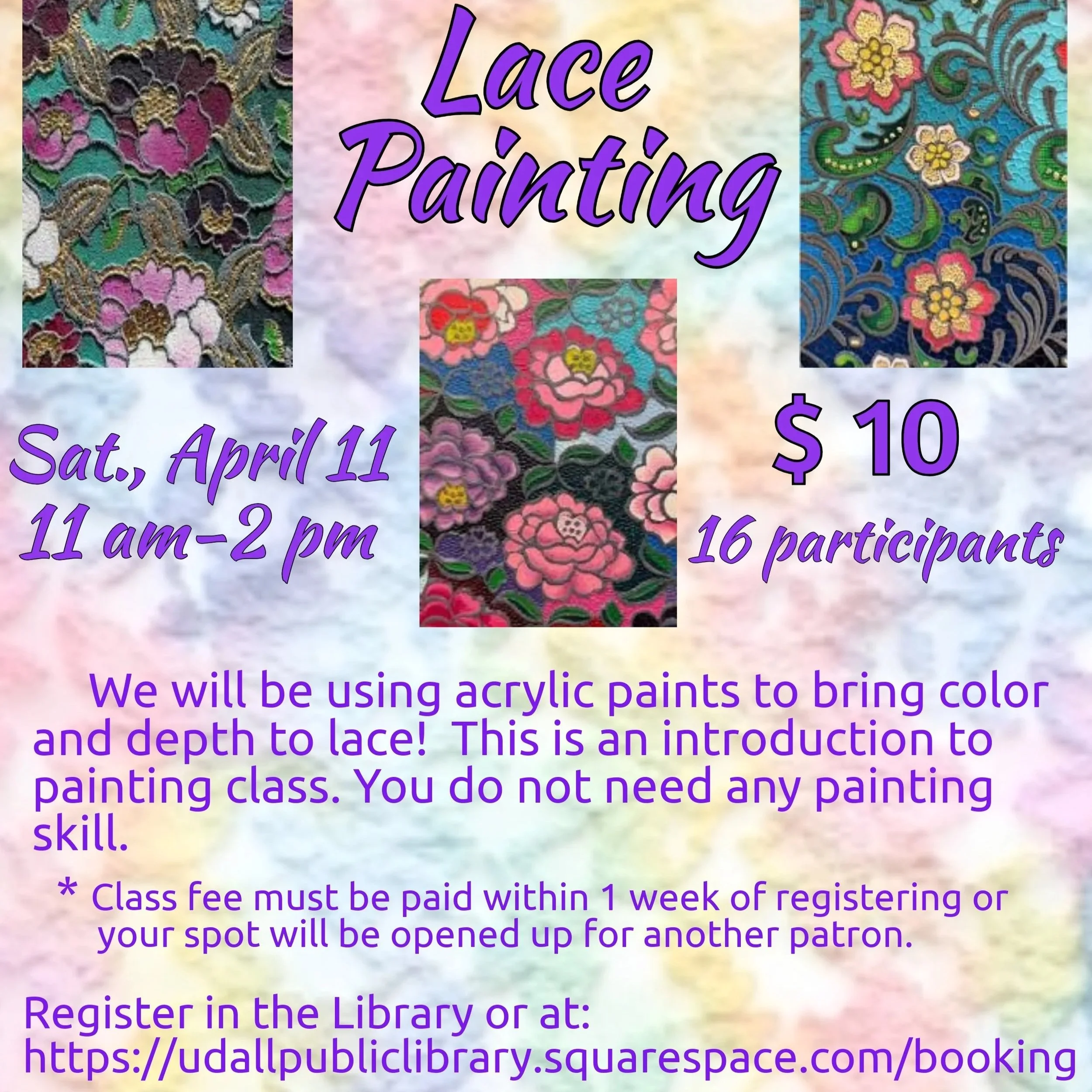 Lace Painting