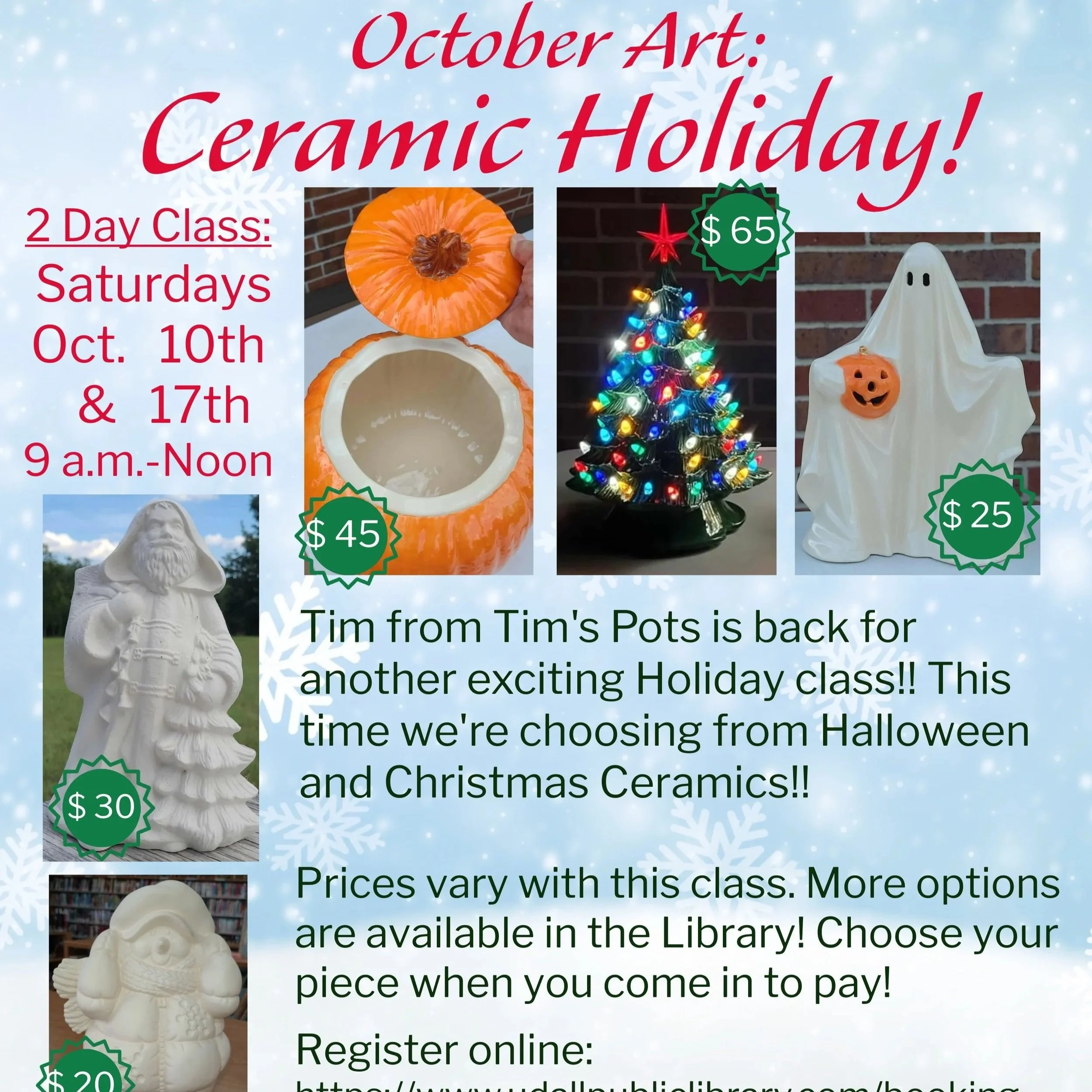 Ceramic Holiday! Day 1
