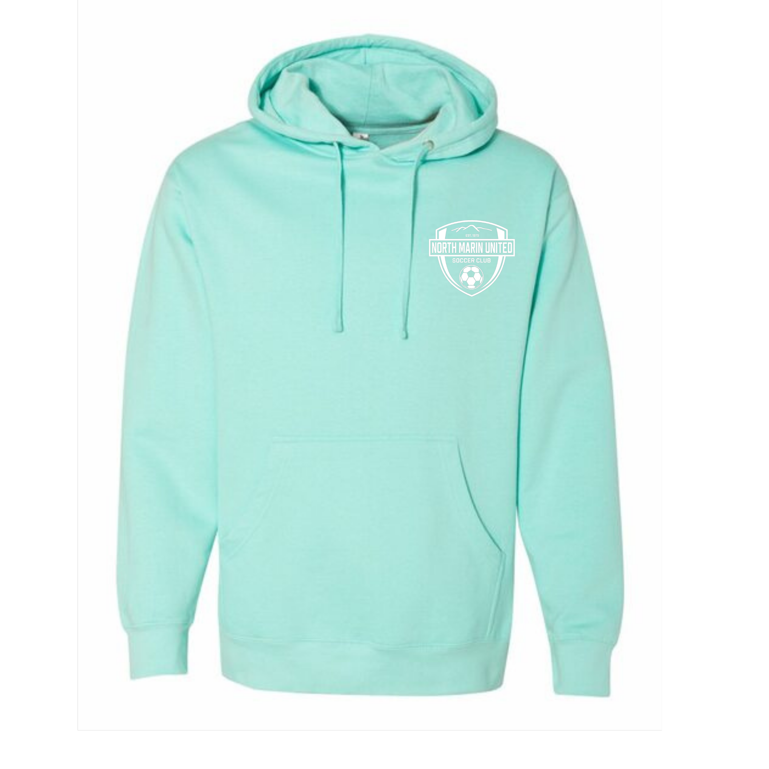 NMU Adult Midweight Pullover Hoodie With NMU Logo