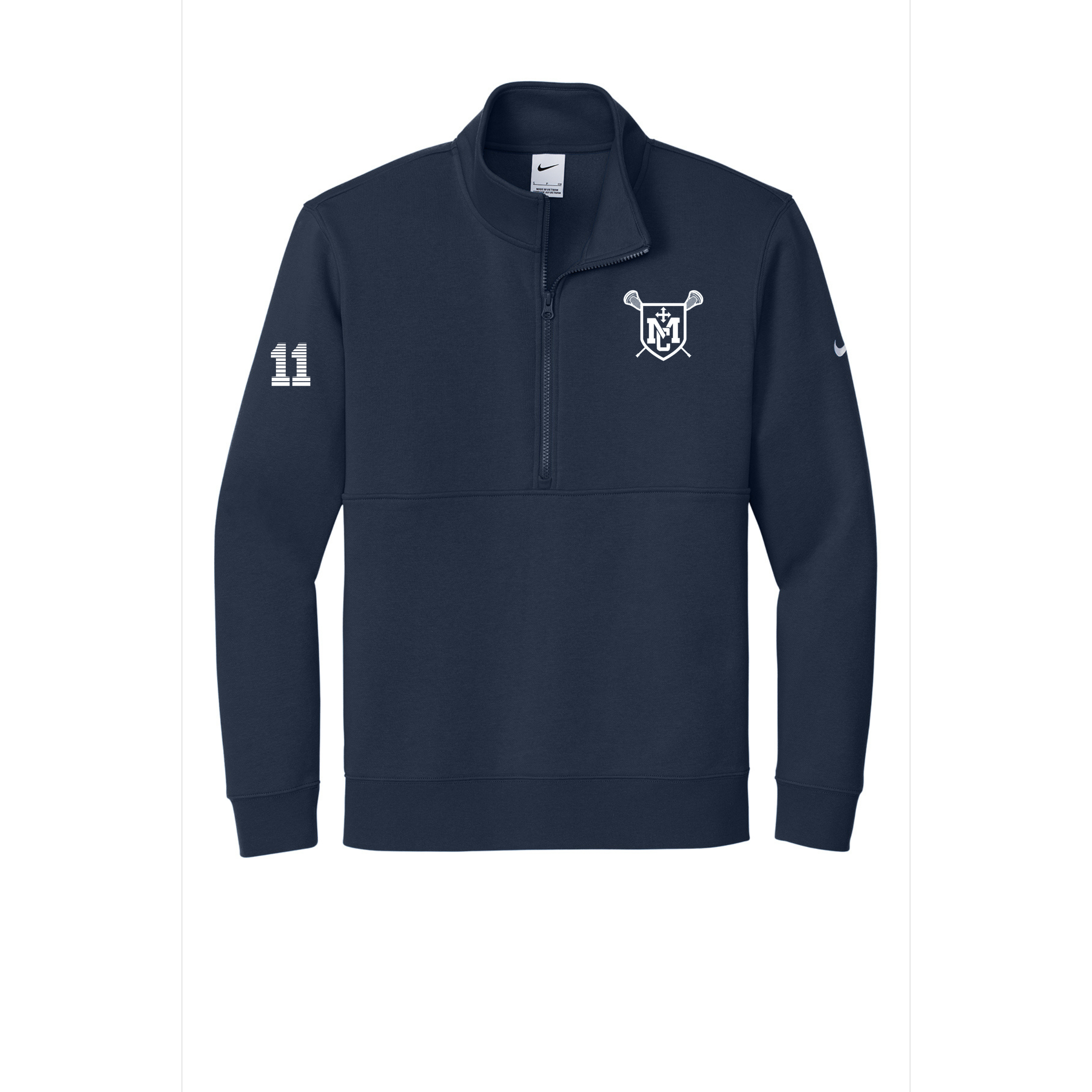 Nike Club Fleece Unisex Half Zip - Customizable