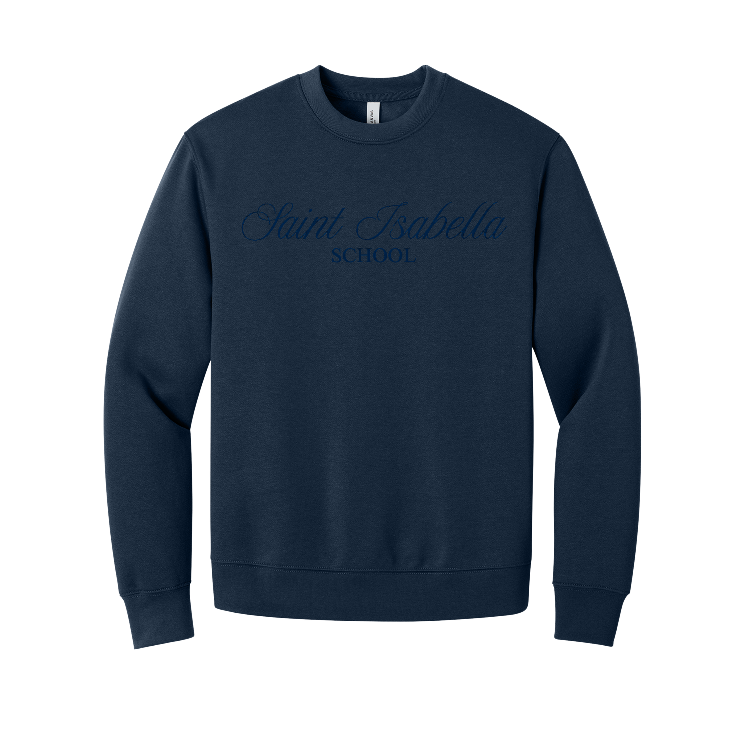 Adult Embroidered Tone on Tone Crewneck