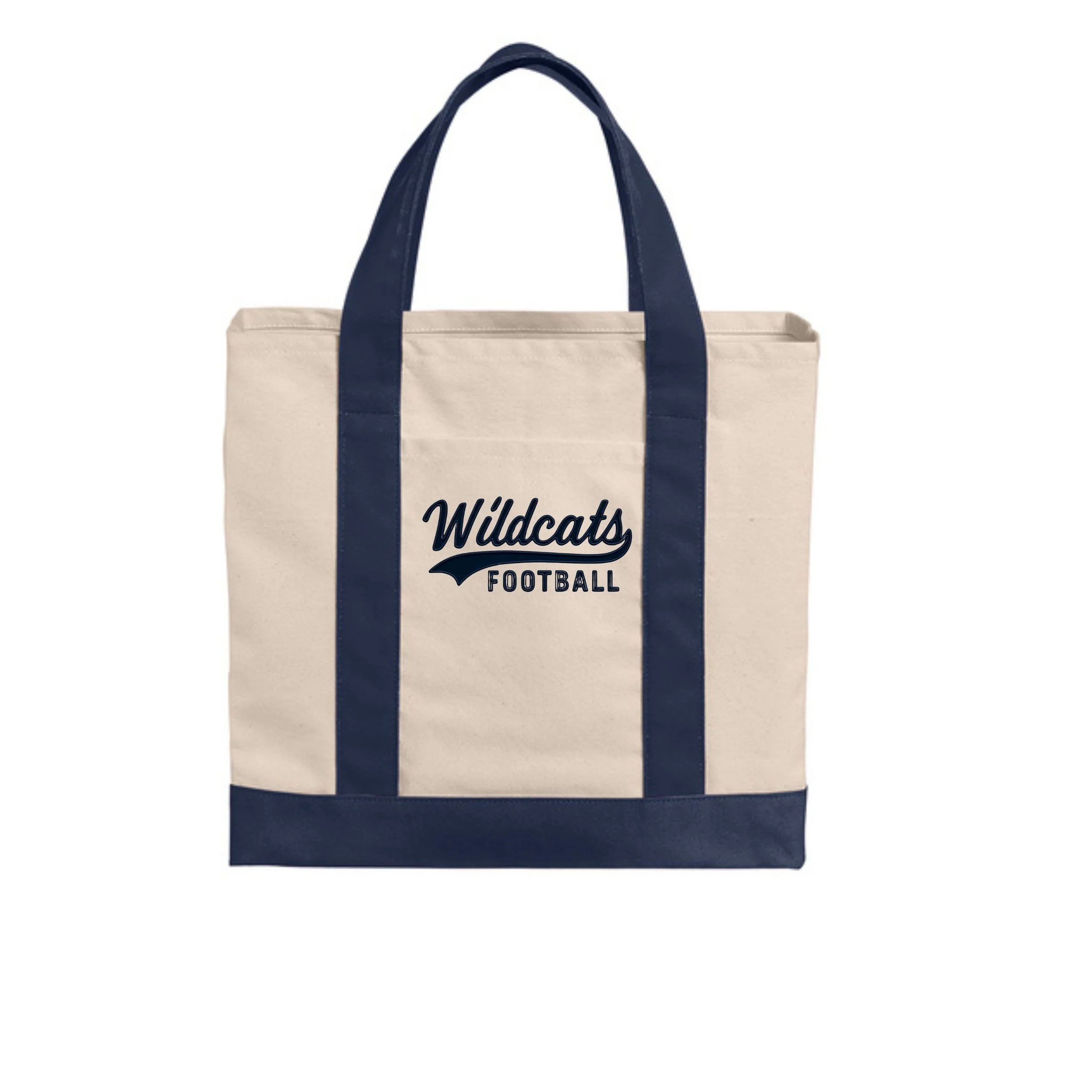 Marin Catholic Football Cotton Canvas Two-Tone Tote