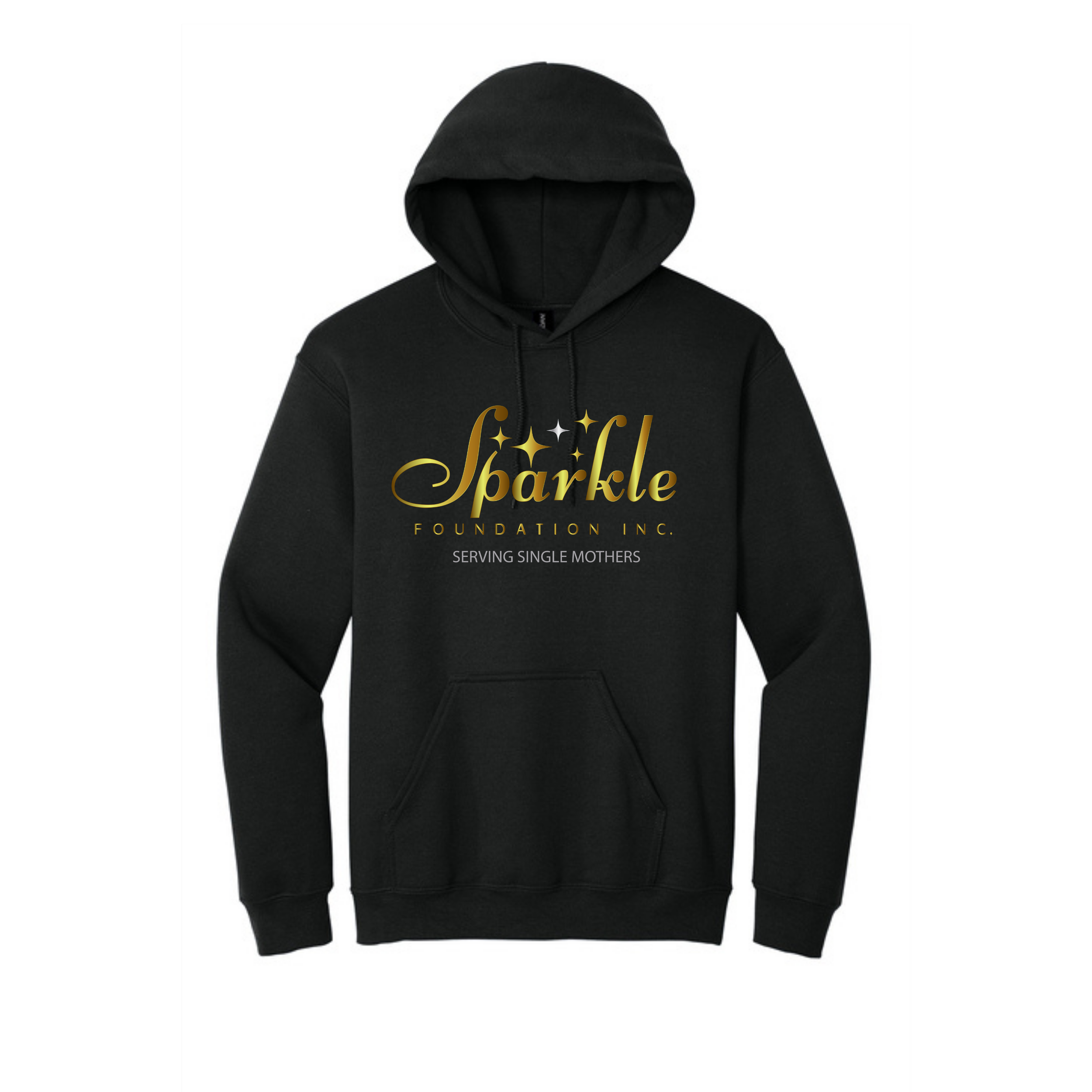 Gildan® Heavy Blend™ Hooded Sweatshirt with Sparkle Logo