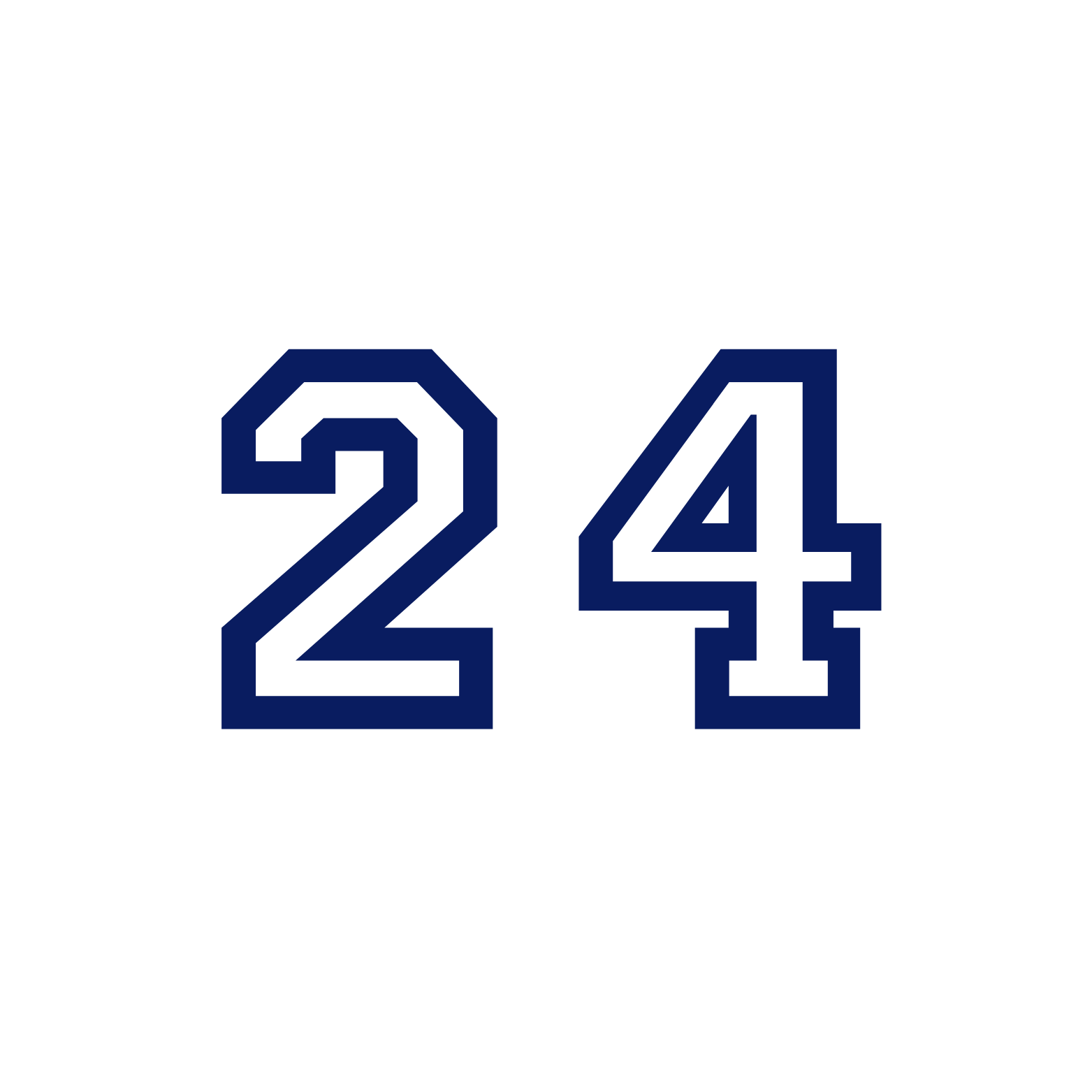 Custom Number for 1/4 Zip