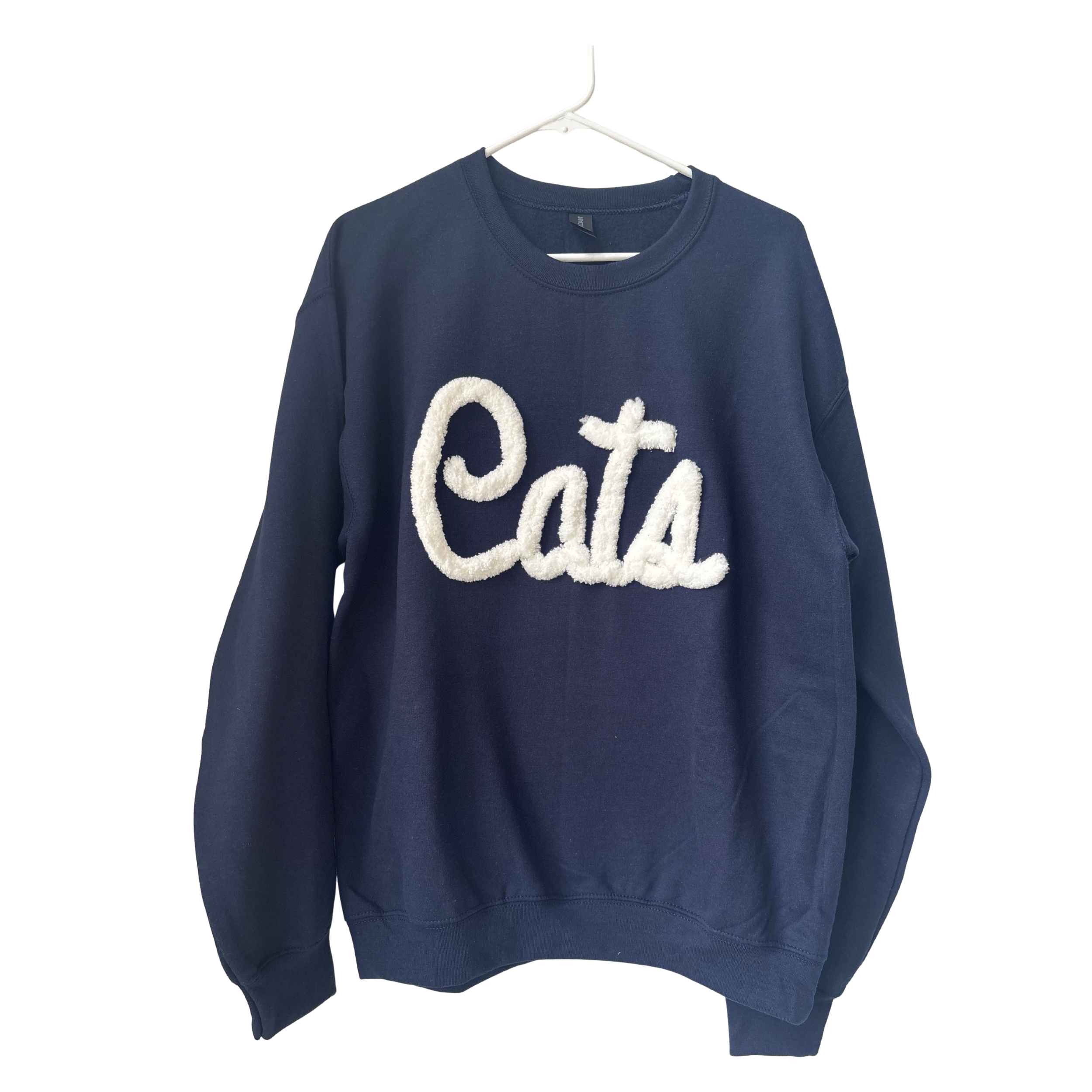 Chenille Go Cats Sweatshirt