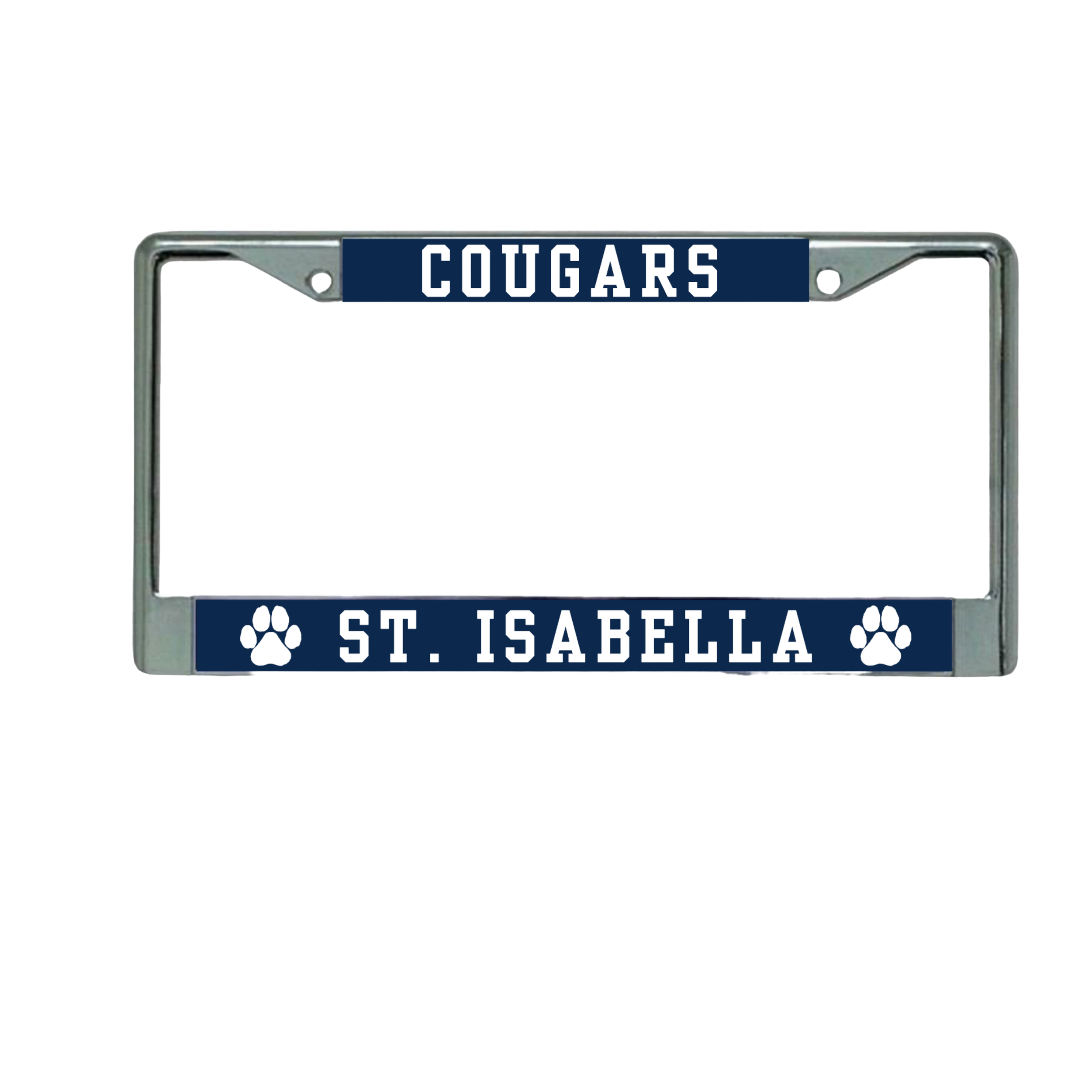 St. Isabella Cougars License Plate Frame