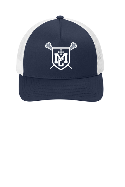 MC Trucker Hat with Embroidered Logo