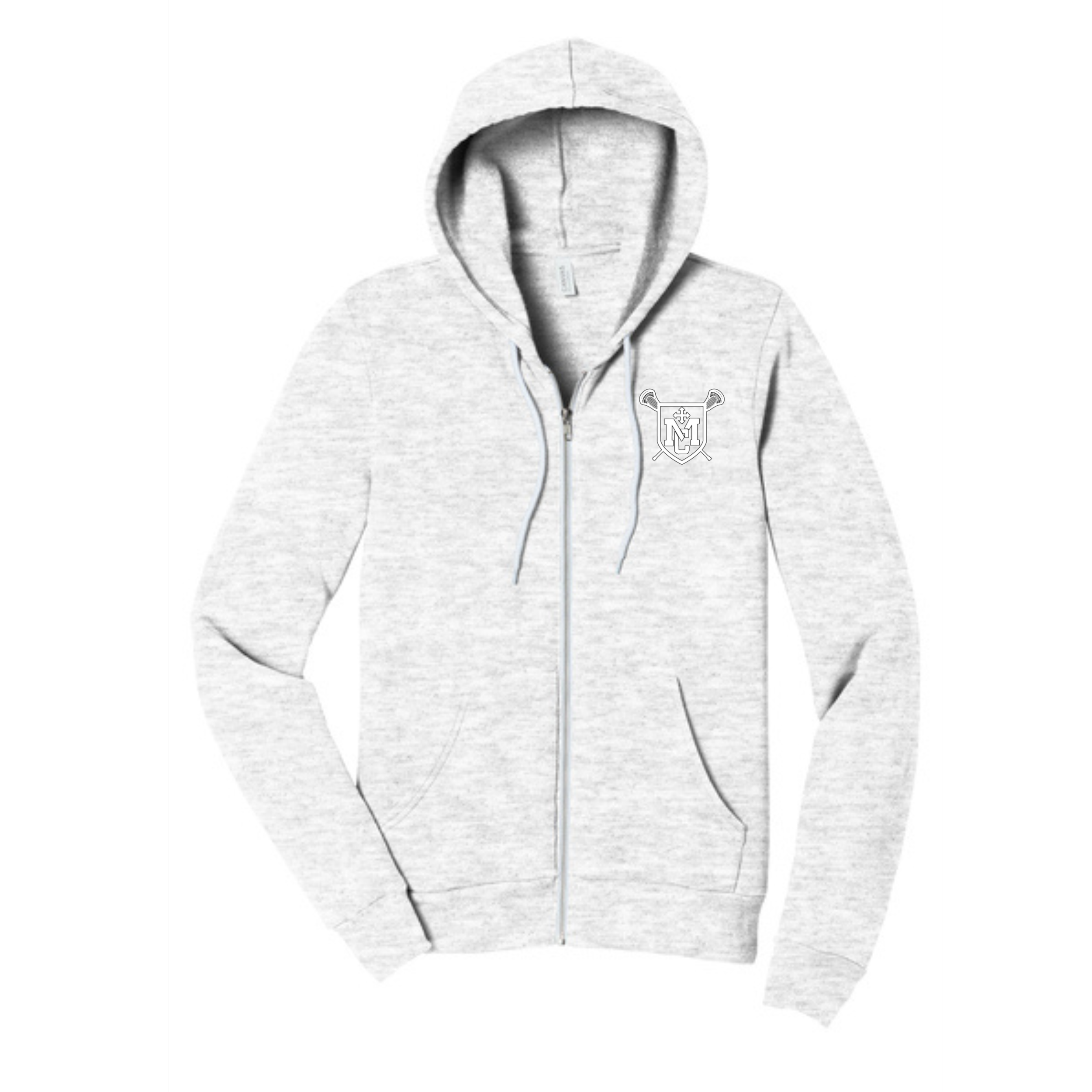 Unisex Marin Catholic Lacrosse Full Zip Comfort Hoodie