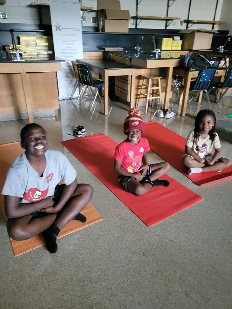 Exercising our face muscles with a little Smile Therapy too. A reminder that mindful movement is not just about the body &mdash; it is about joy connection and practicing wellness in simple ways. Even a smile can shift the energy of a whole room.

#M