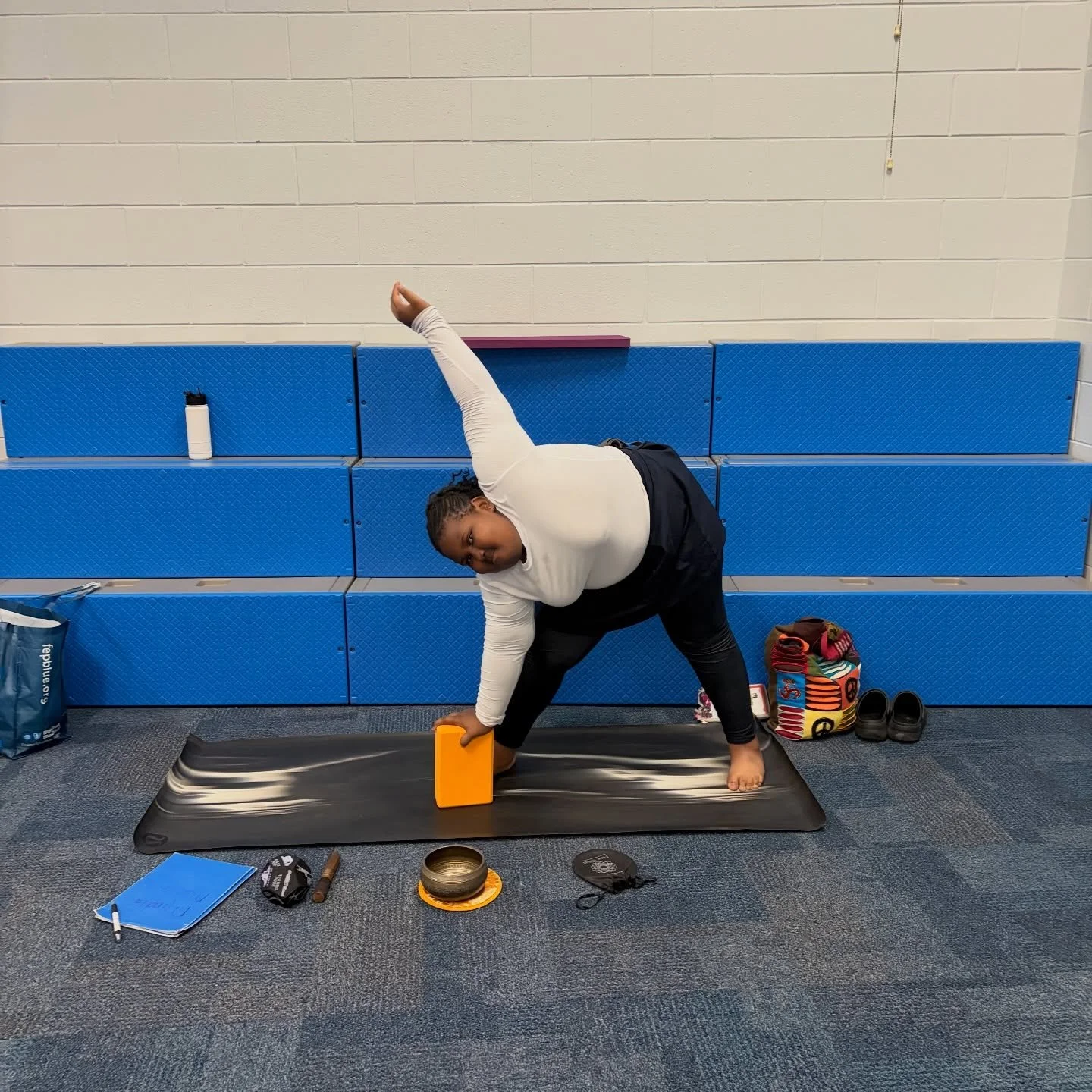 Grounded. Focused. Brave enough to try something new.

This is what Mindful Movement looks like in real time. A student learning balance, breath, and confidence one pose at a time. Strength is not just physical. It is the ability to slow down, listen