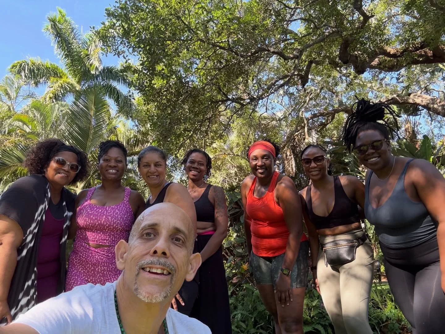 🌿 It&rsquo;s Friday night&hellip; and we&rsquo;re already glowing for tomorrow! Join us bright and early for an uplifting community class in the garden! @woodsonmuseum 

📍 Tomorrow, Saturday, April 25th at 9:00 AM. 
Rain or shine, we move anyway! B