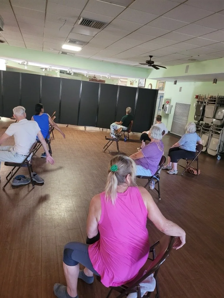Finding your flow doesn&rsquo;t always require a mat on the floor. Sometimes all you need is a seat and a smile 🪑✨

These practitioners are proving that movement is a mindset not just a physical feat.

If you&rsquo;ve been interested in joining a se